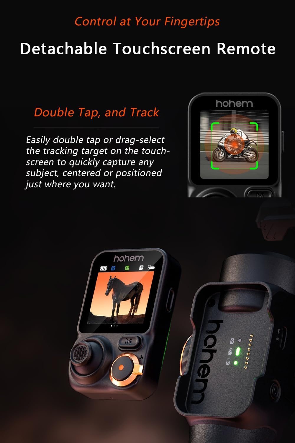 Detalle de Hohem iSteady M7 phone gimbal, 500g payload