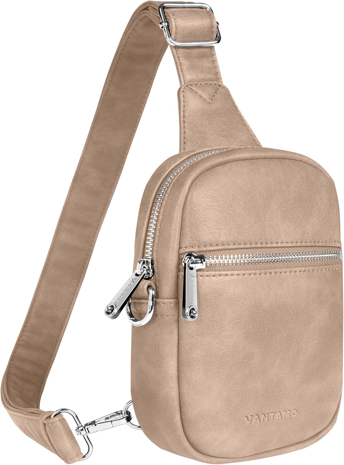 Vantamo Damen-Umhängetasche mit RFID-Blockierung & Anti-Taschendiebstahl-Clip
