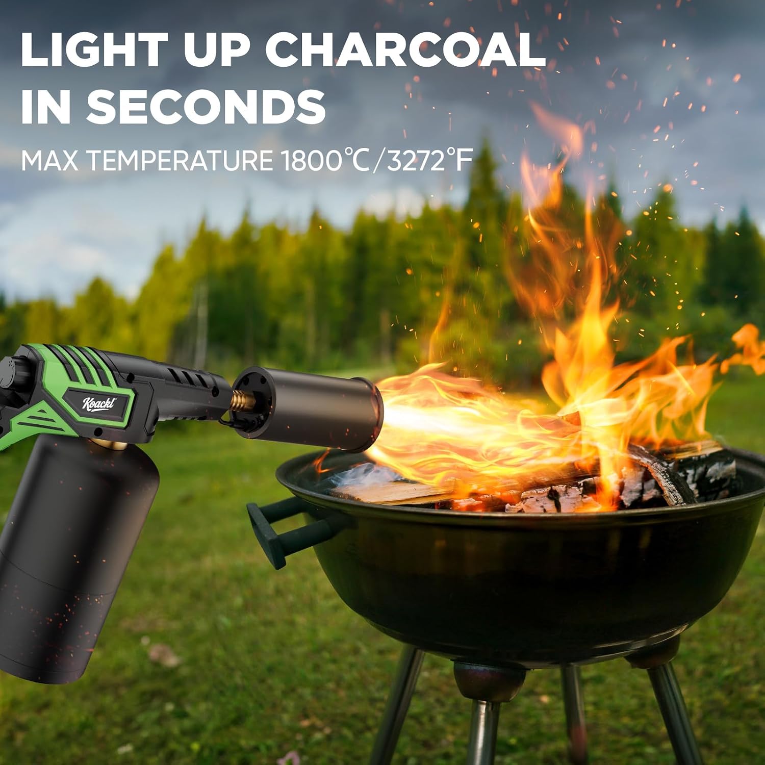 Thumbnail 3 de KOACKL Powerful Propane Torch Head (Gas Canister Not Included)