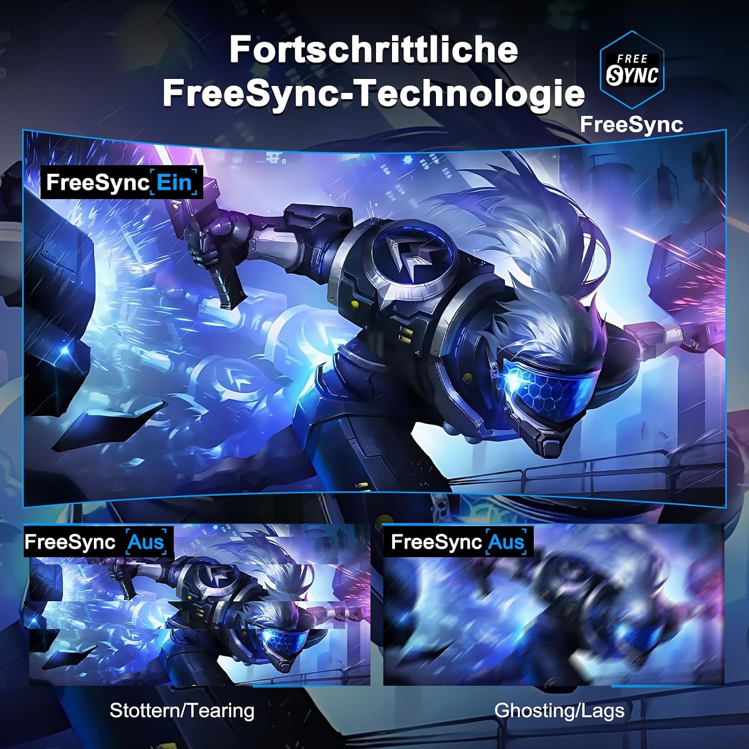 Thumbnail 5 de Minifire MFG24C1L 24″ Curved Gaming-Monitor 160Hz