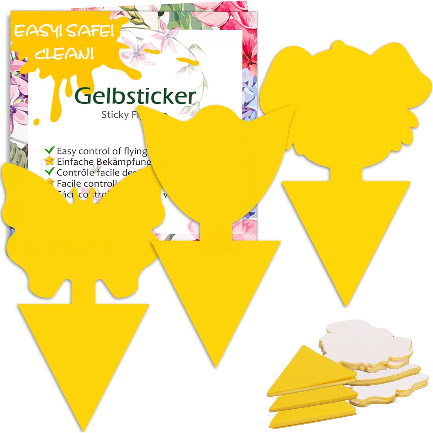 Detalle de Blooven Gelbsticker Trauermückenbekämpfung 30 Stück