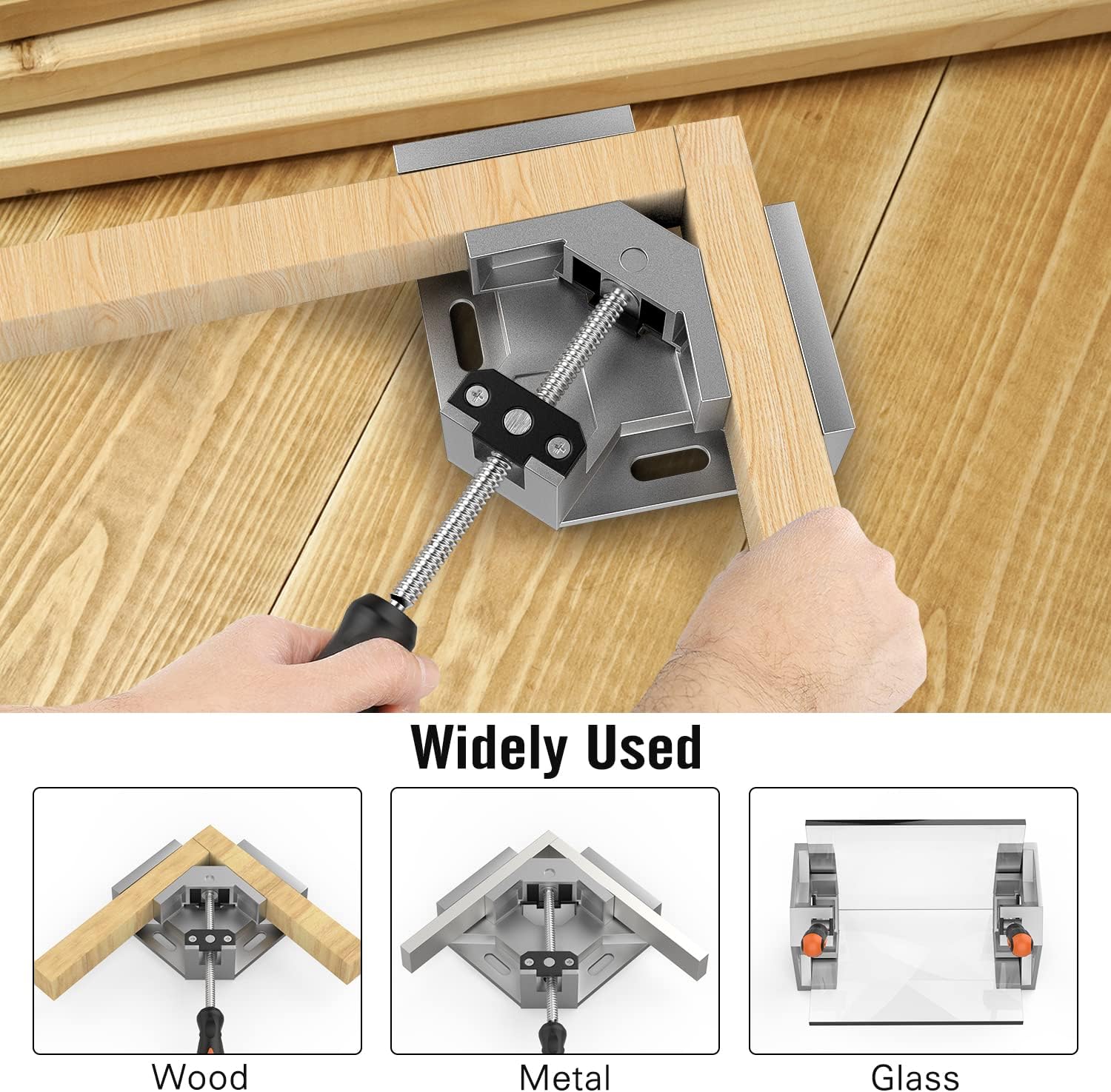 Detalle 1 de Housolution 8-Pack Right Angle Clamp ⚙