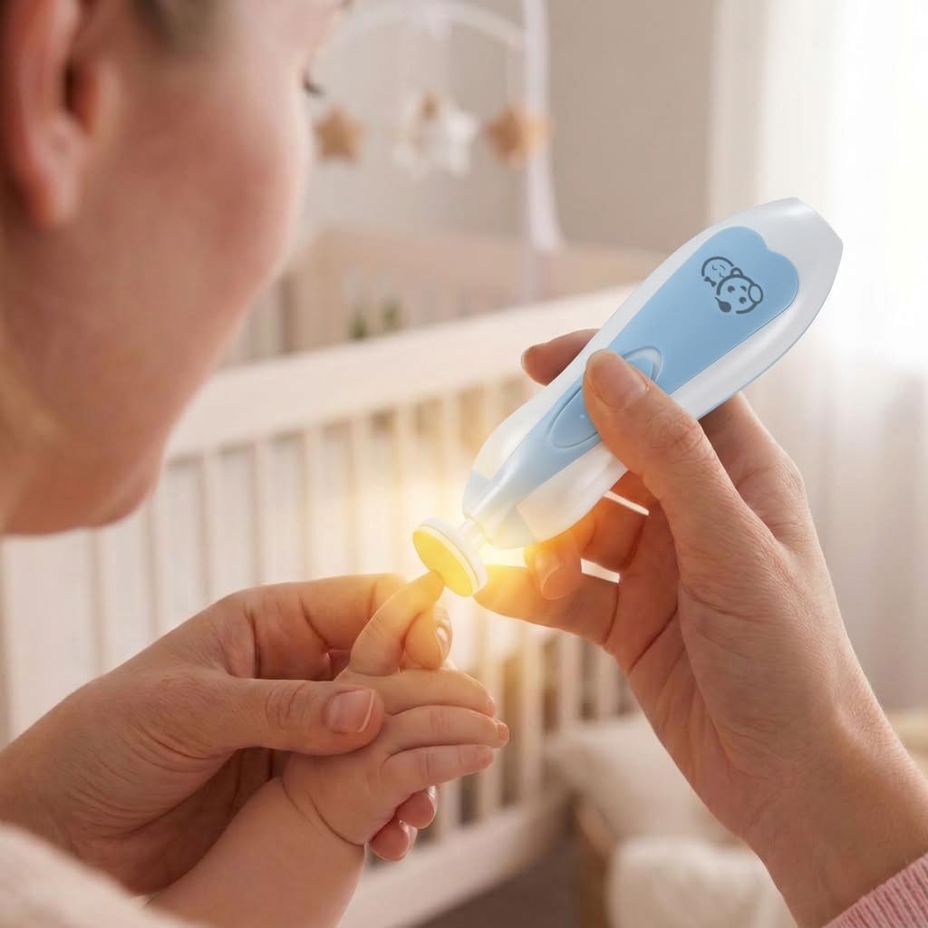 Detalle 1 de Royal Angels 21-in-1 Baby Nail Trimmer with LED Light and Labeled Case