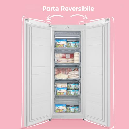Detalle de COMFEE' RCU160WH2(E) Congelatore verticale 160L 4 stelle – Bianco