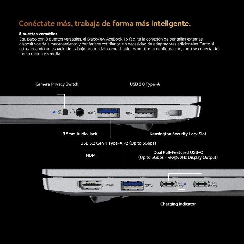 Thumbnail 2 de Blackview AceBook 16 14": ultraligero y potente para productividad diaria