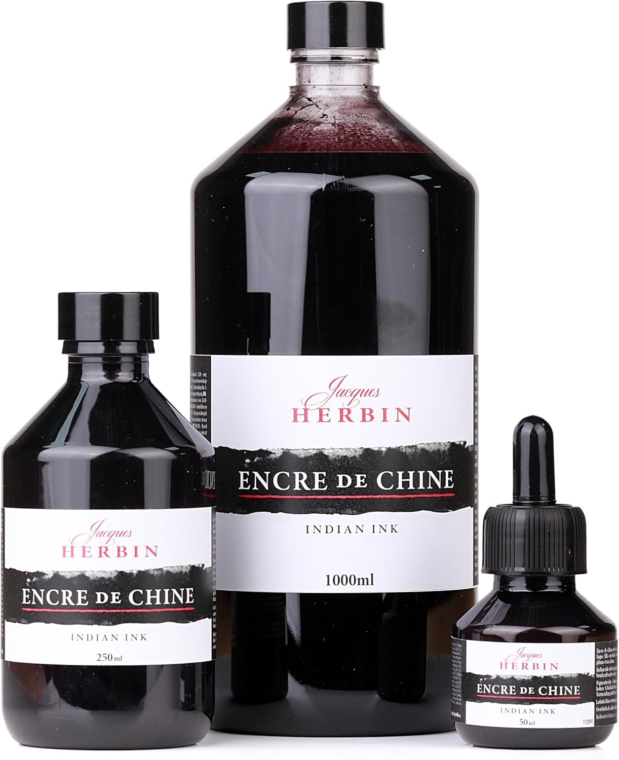 Thumbnail 1 de Herbin 11109T Inchiostro Nero da 250 ml: brillante, resistente e versatile
