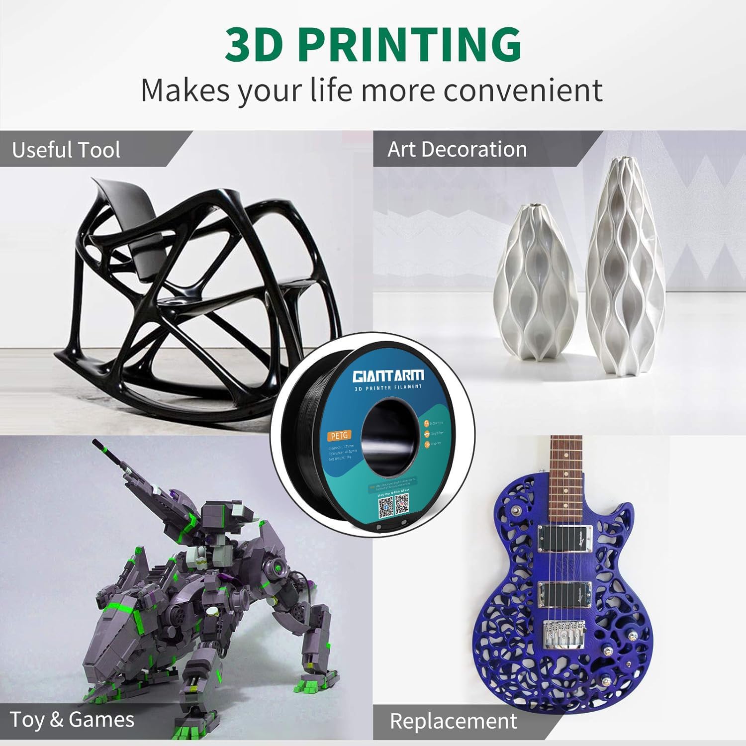 Thumbnail 4 de GIANTARM PETG Filamento 1,75 mm 1 kg
