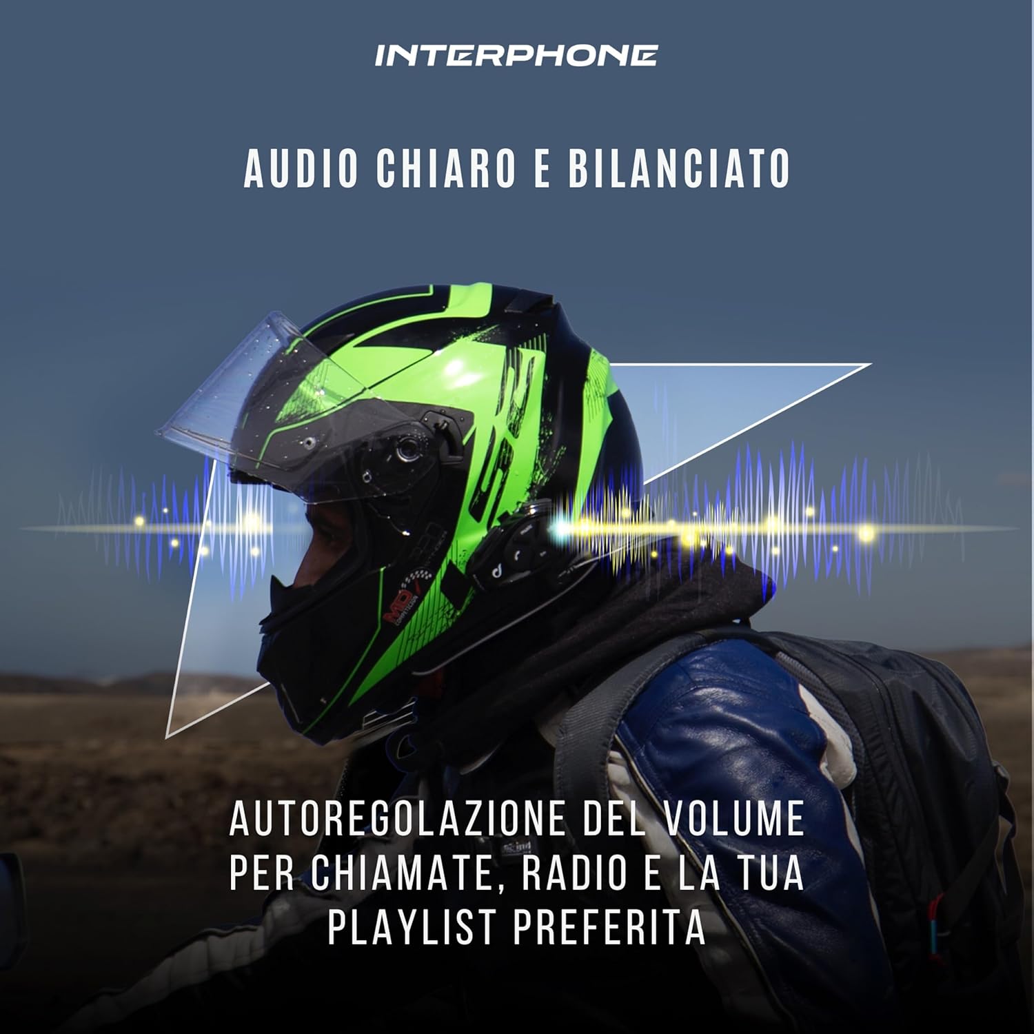 Thumbnail 6 de INTERPHONE SPORT Singolo: Interfono Bluetooth per casco moto, autonomia 20h, IP67, fino a 4 piloti, GPS/MP3