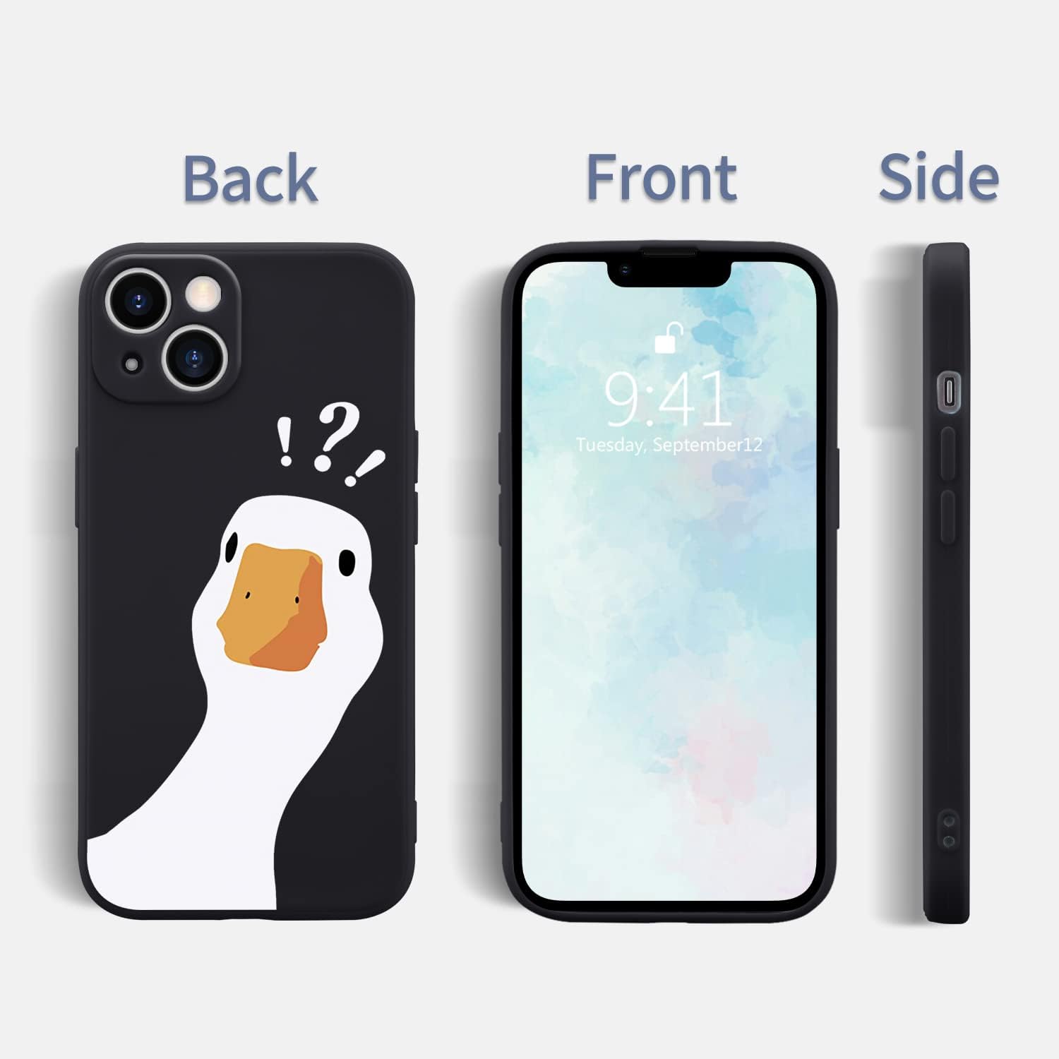 Detalle de Wihytec Funny Duck Phone Case for iPhone 15 Pro Max