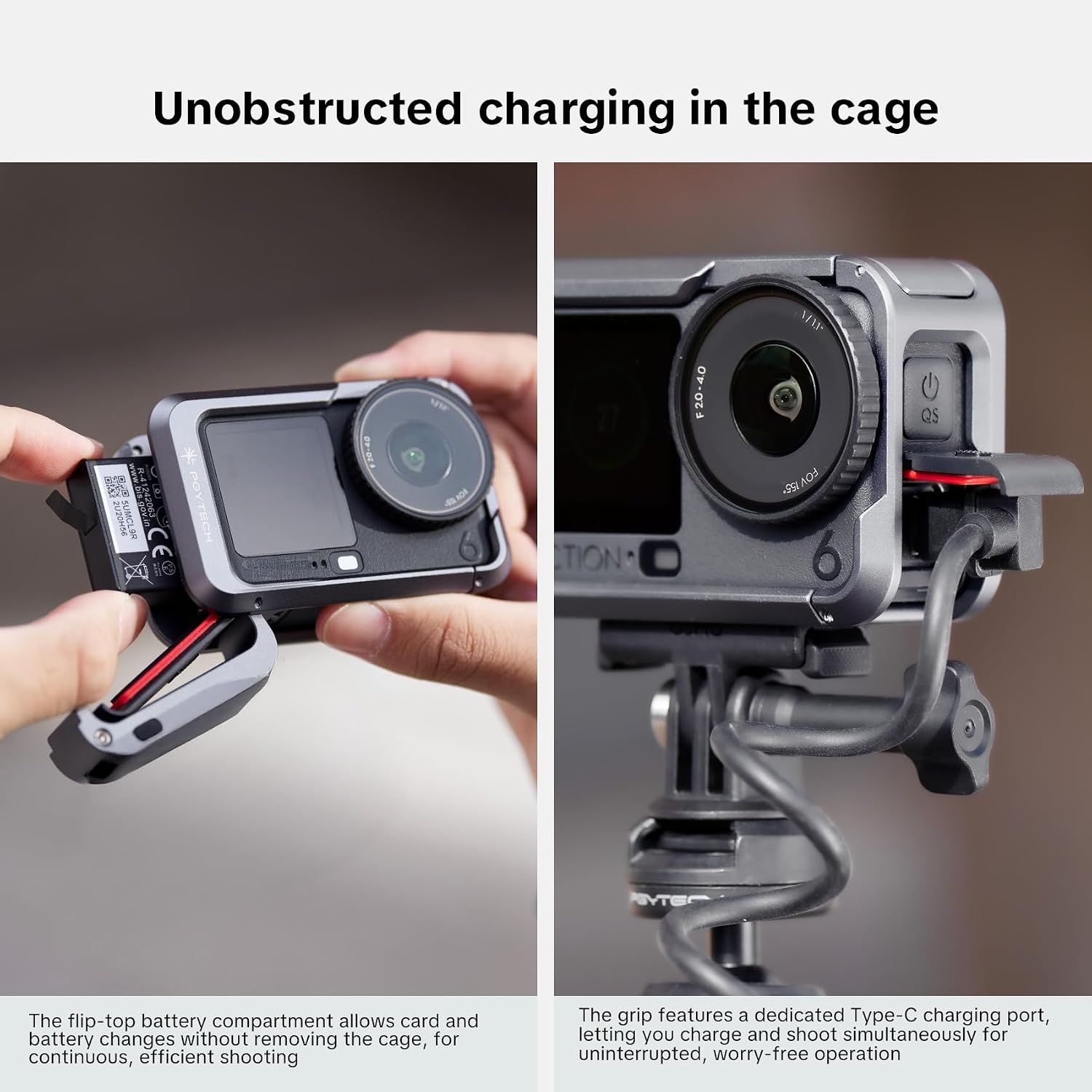 Thumbnail 2 de PGYTECH Gabbia per DJI Osmo Action 6 76g
