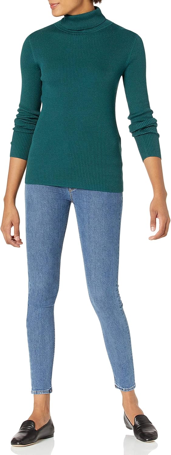 Thumbnail 3 de Amazon Essentials Damen Leichter Langarm-Rollkragenpullover mit schmaler Passform