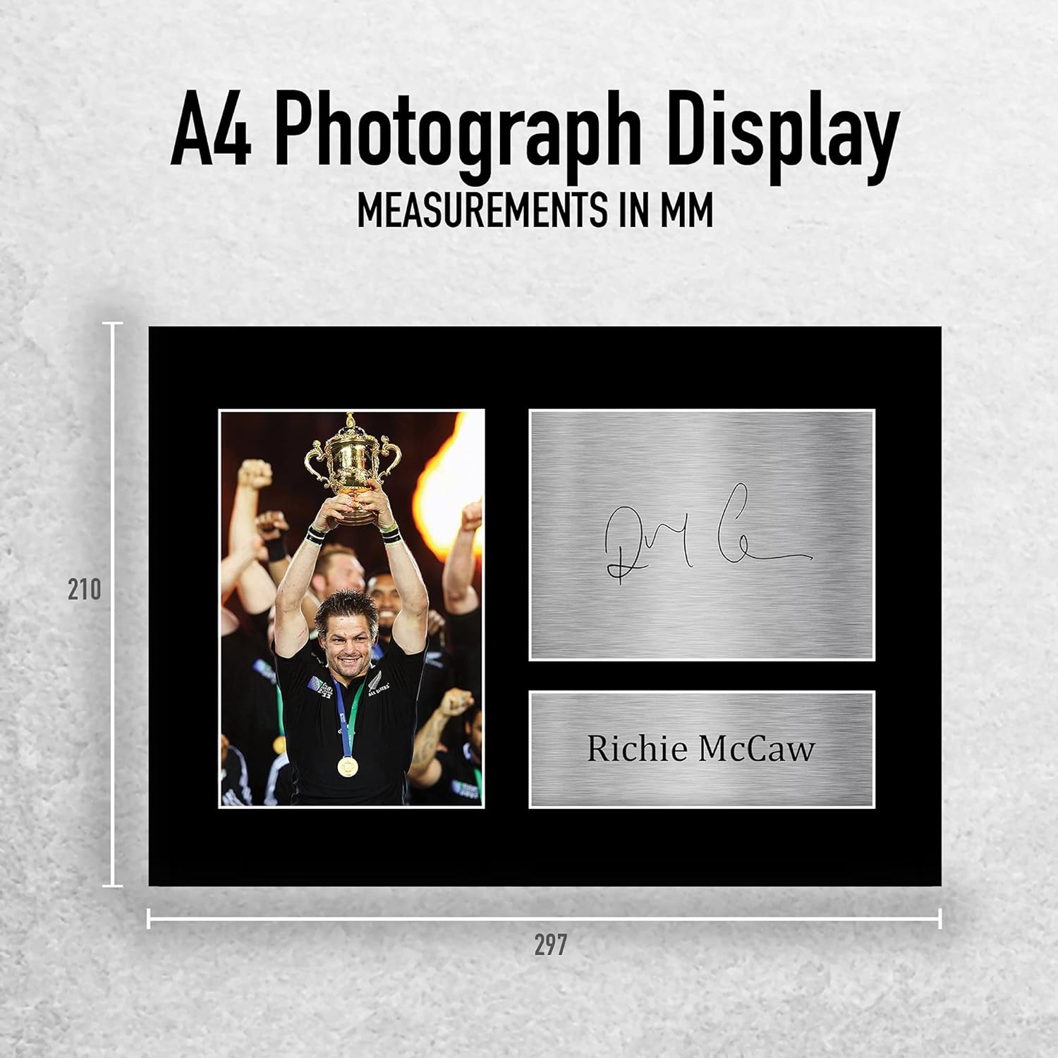 Thumbnail 1 de HWC Trading Richie McCaw A4 signed print 📷