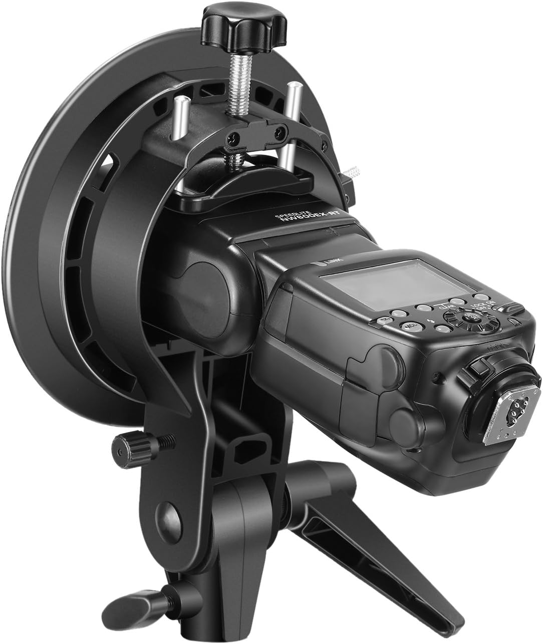 Neewer S-type Support de flash avec monture Bowens pour accessoires studio (boîte à lumière, bol de beauté, snoot, parapluie)