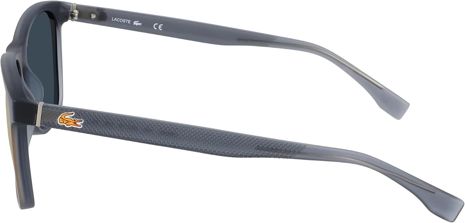 Detalle de Lacoste Lunettes de Soleil L860SE 035 Grey Matte (rectangulaires) pour homme