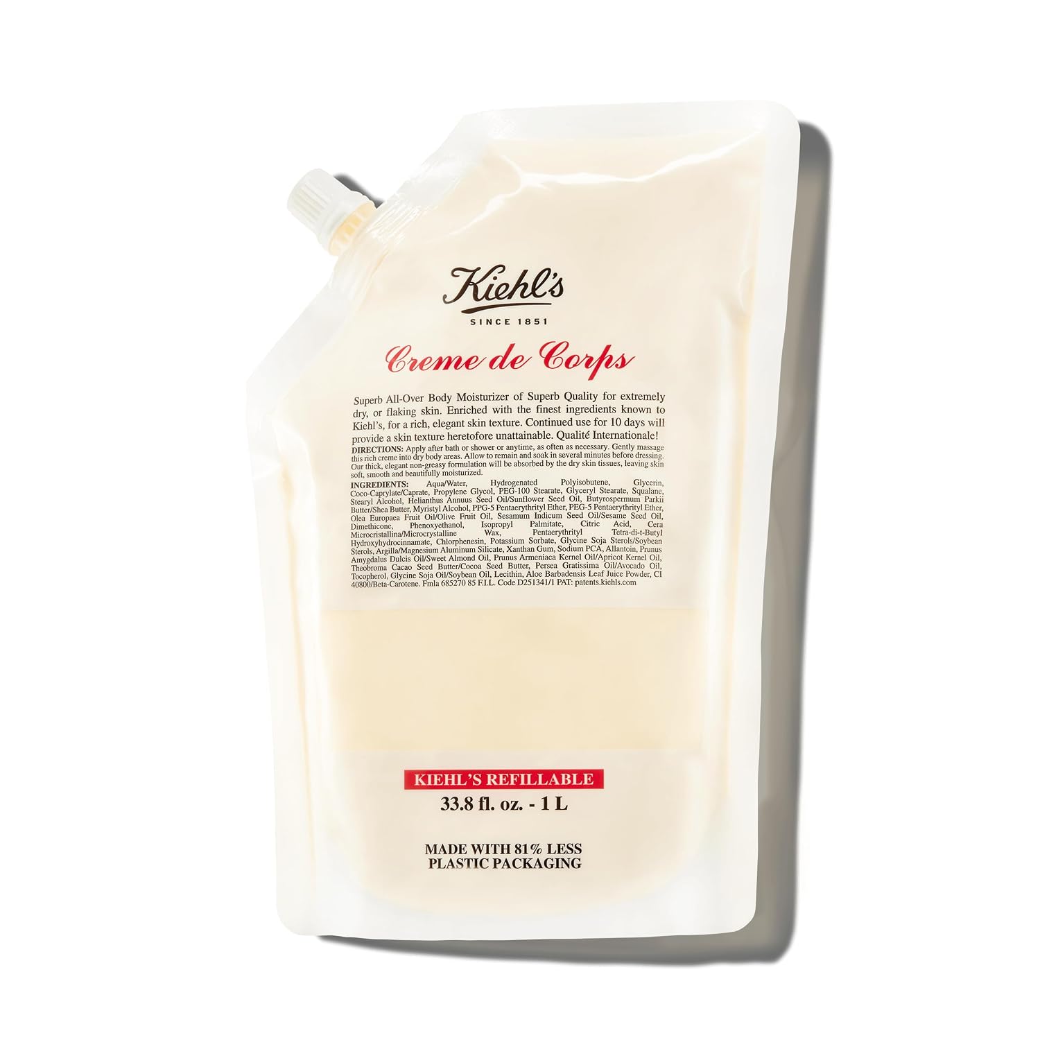 Detalle de Kiehl's S4480101 Creme de Corps Body Lotion with Cocoa Butter, Shea Butter