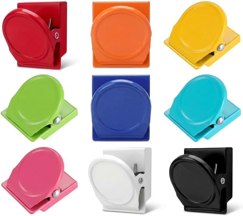 LUCTHY Fridge Magnets Clips 9pcs