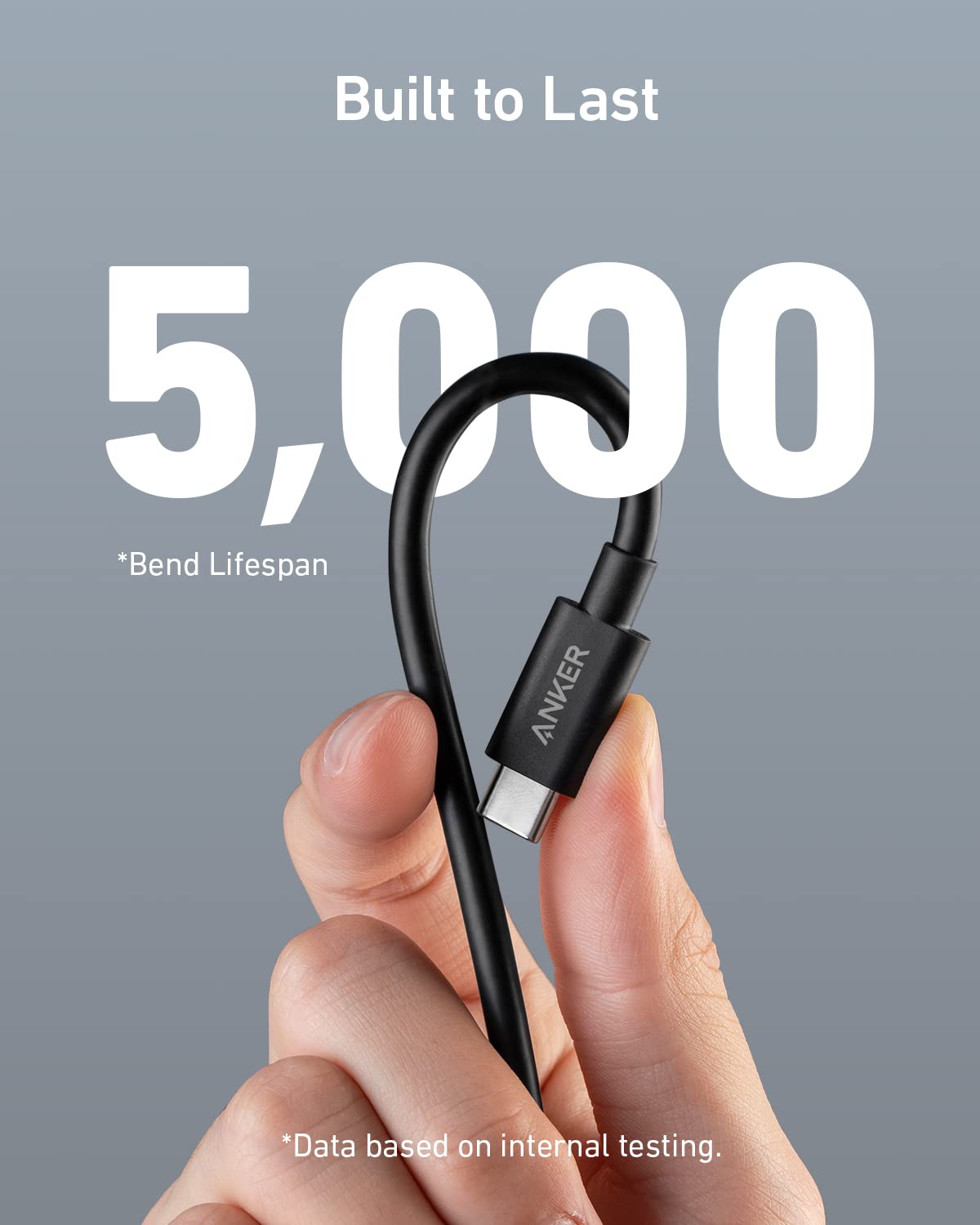 Detalle 1 de Anker USB-C Cable, 3.3 ft