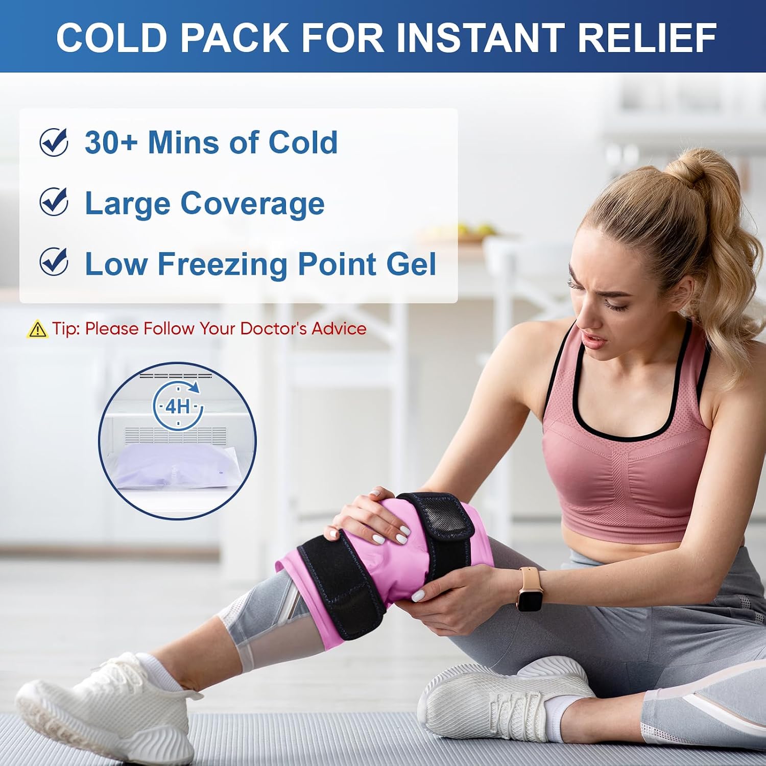Thumbnail 4 de APEXUP Reusable Ice Pack Wrap, Large