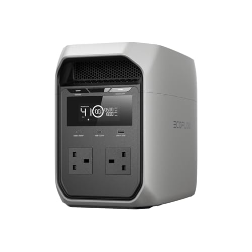 EF ECOFLOW DELTA 3 Classic Portable Power Station, 1024Wh LiFePO4 Battery