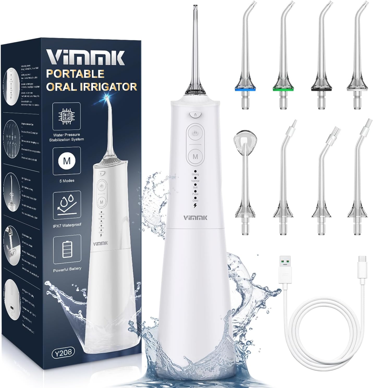 Detalle de Vimmk Idropulsore Dentale Portatile Senza Fili