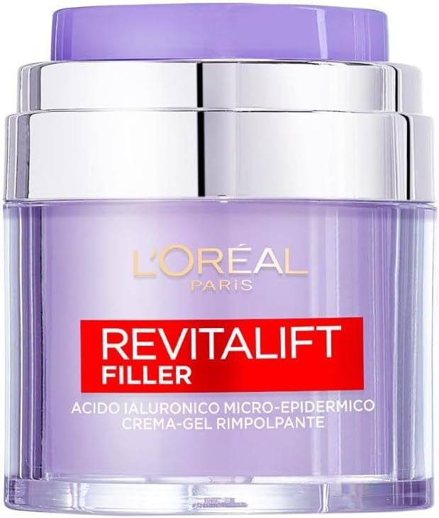 Detalle de L'Oréal Paris Revitalift Filler Crema-Gel Rimpolpante all'Acido Ialuronico Micro-Epidermico 50 ml
