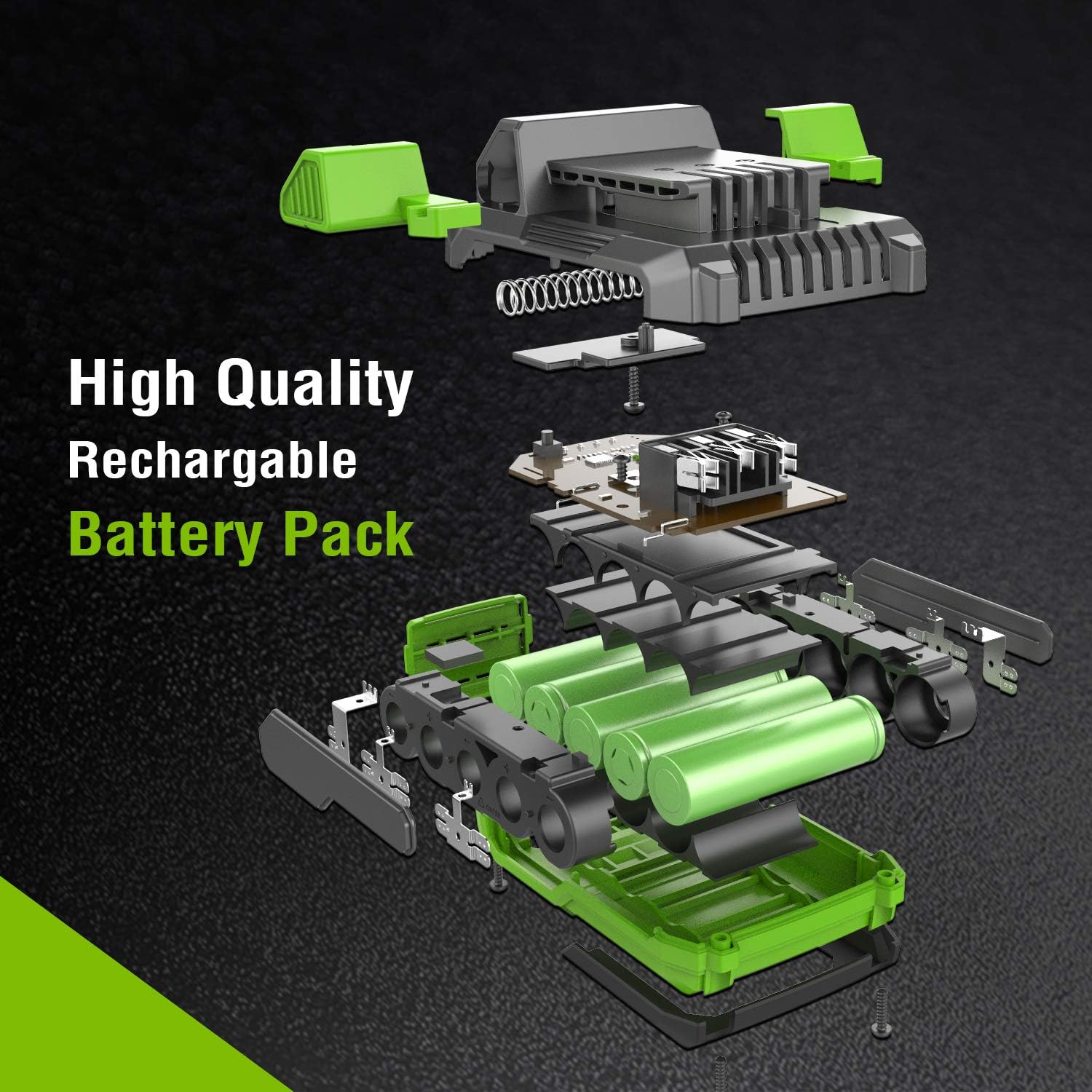 Thumbnail 4 de WORKPRO Batterie 20V 4,0Ah al litio-ion, compatibile SOLO con utensili WORKPRO