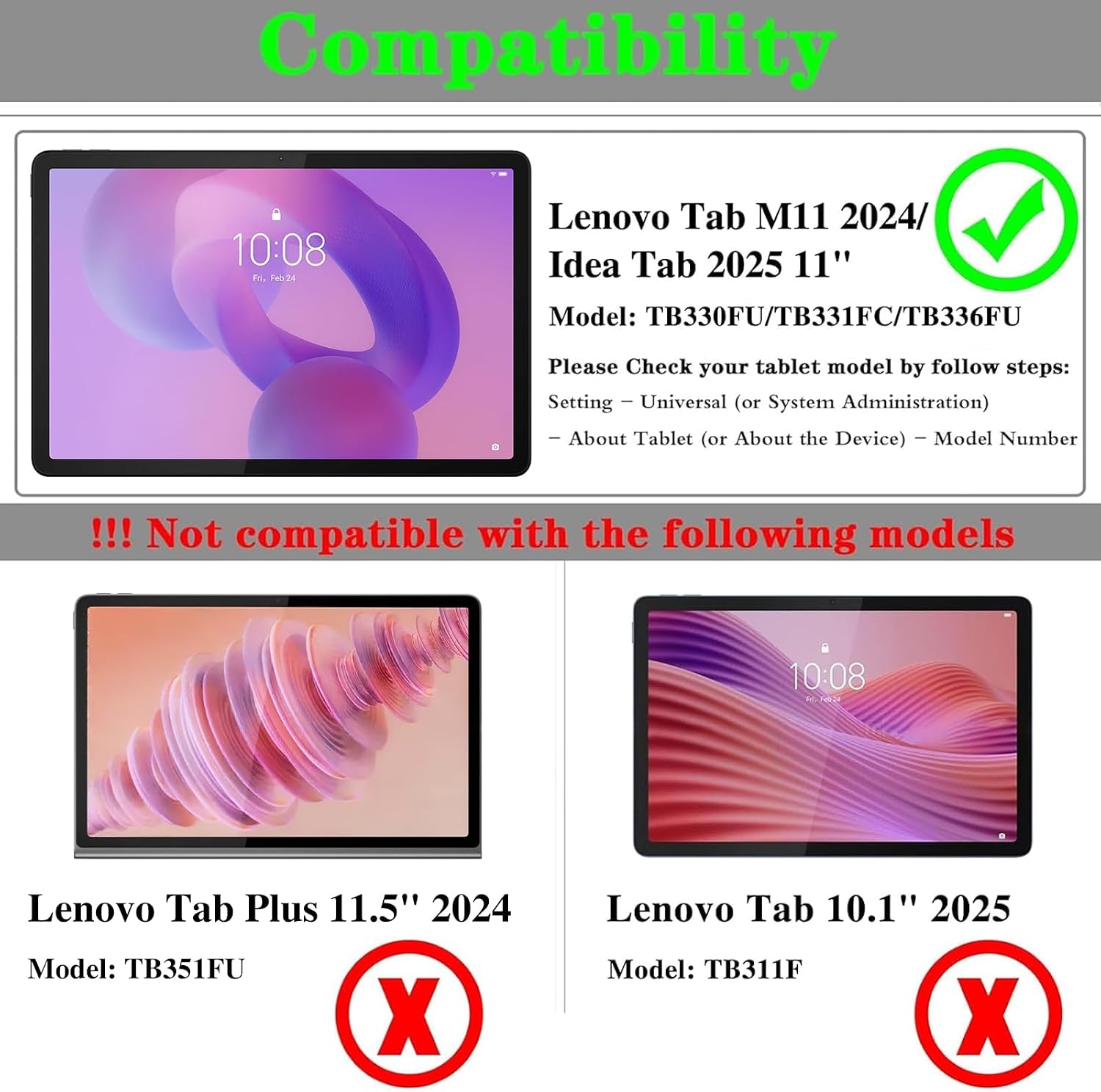 Detalle 2 de GOZOPO Screen Protector for Lenovo Idea Tab 11" 2-pack