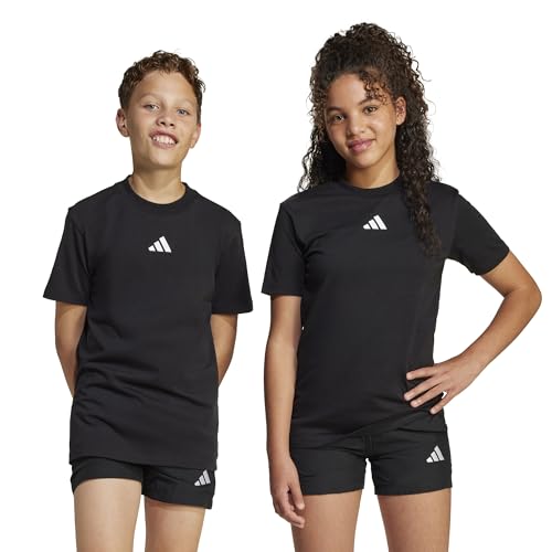 Thumbnail 7 de adidas Unisex Essentials T-Shirt 13-14 Years Black/White: comfort e stile daily per i giovani