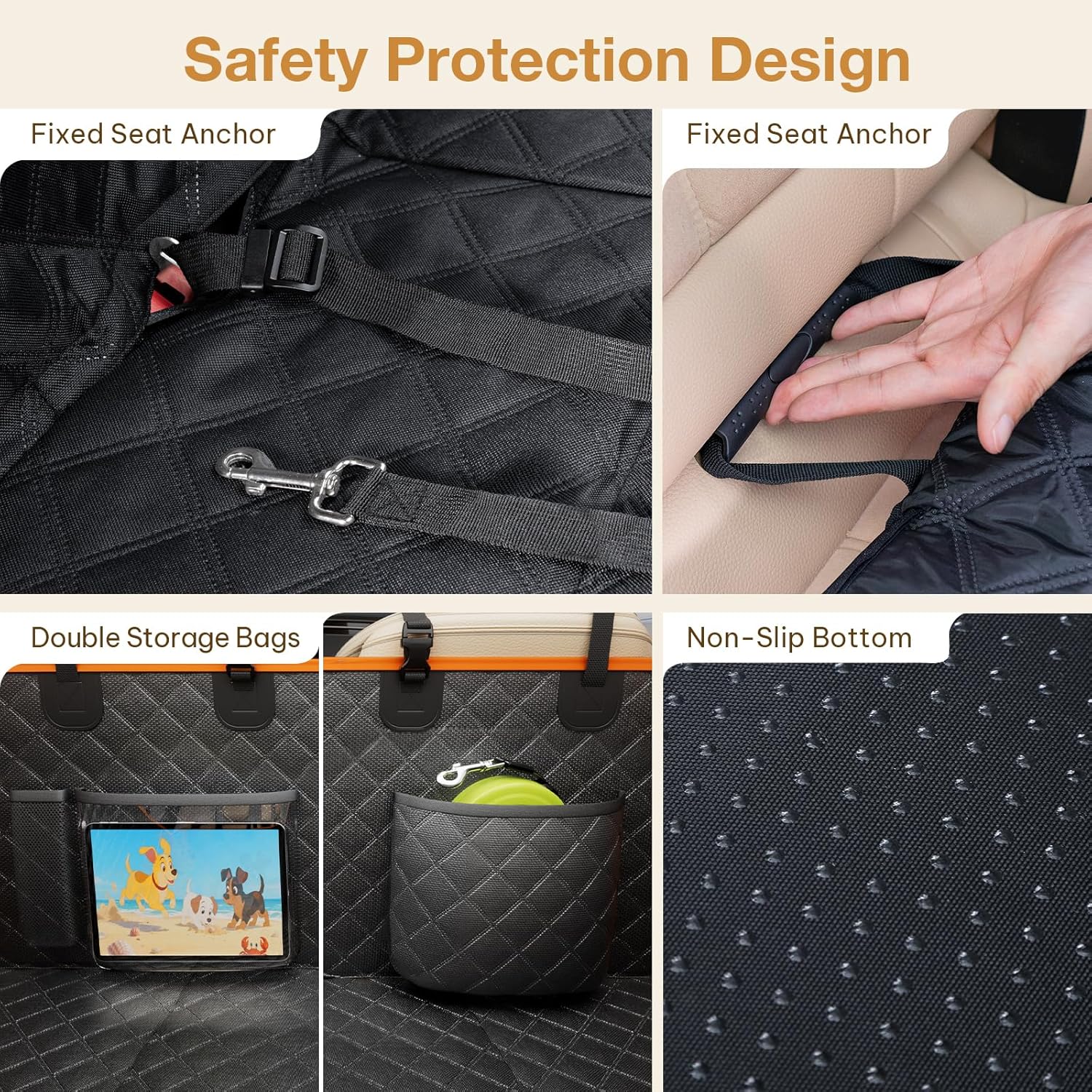 Thumbnail 6 de pecute Back Seat Extender for Dogs waterproof dog hammock