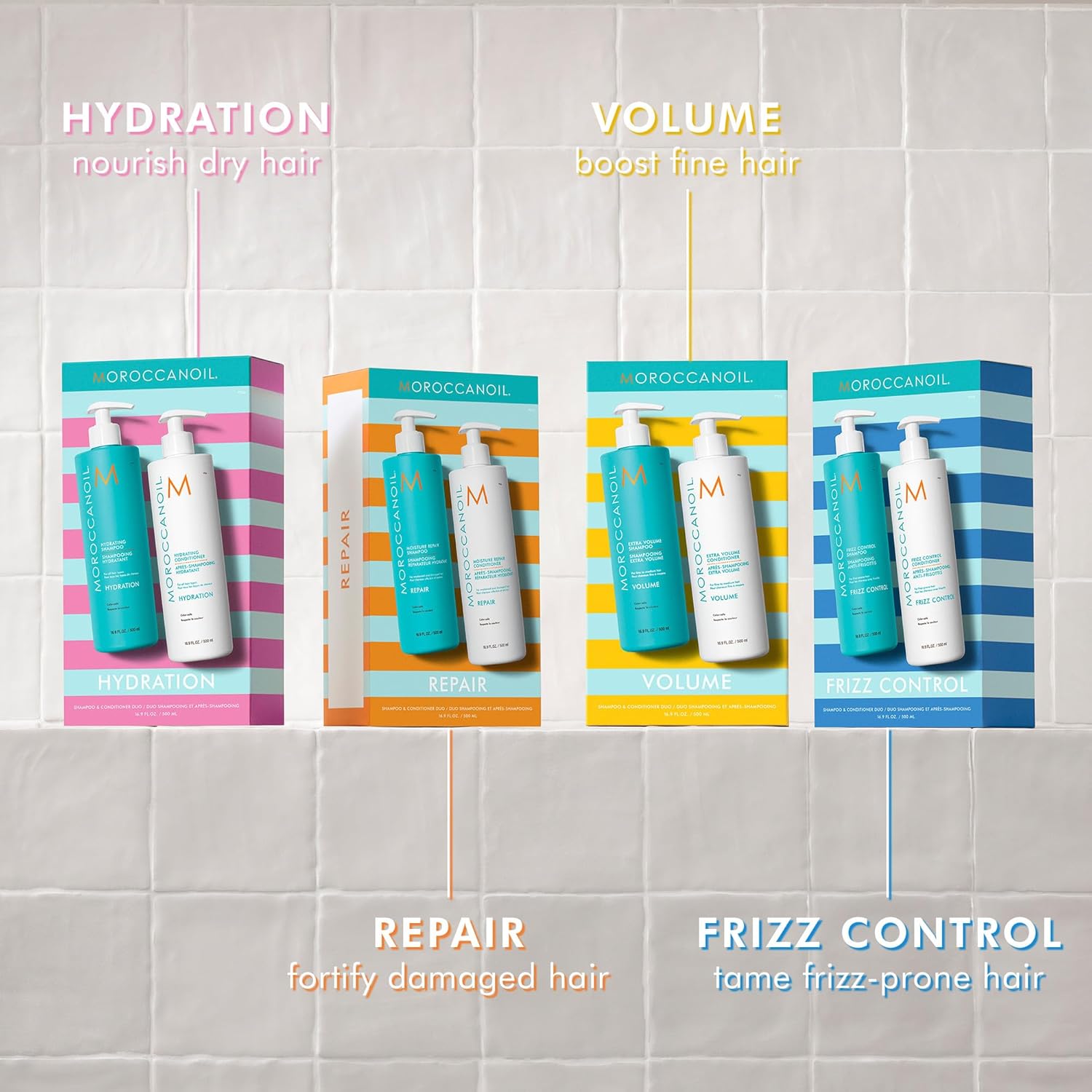 Detalle de Moroccanoil Shampoo- und Conditioner-Set für geschädigtes Haar (färbeschonend)