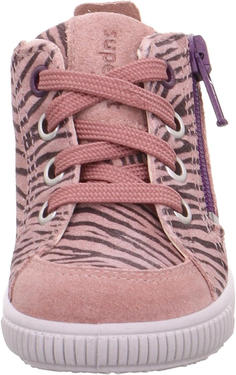Detalle de Superfit Moppy Sneaker 1-000360 Mädchen – Wildleder, Leder Innenmaterial, Reißverschluss