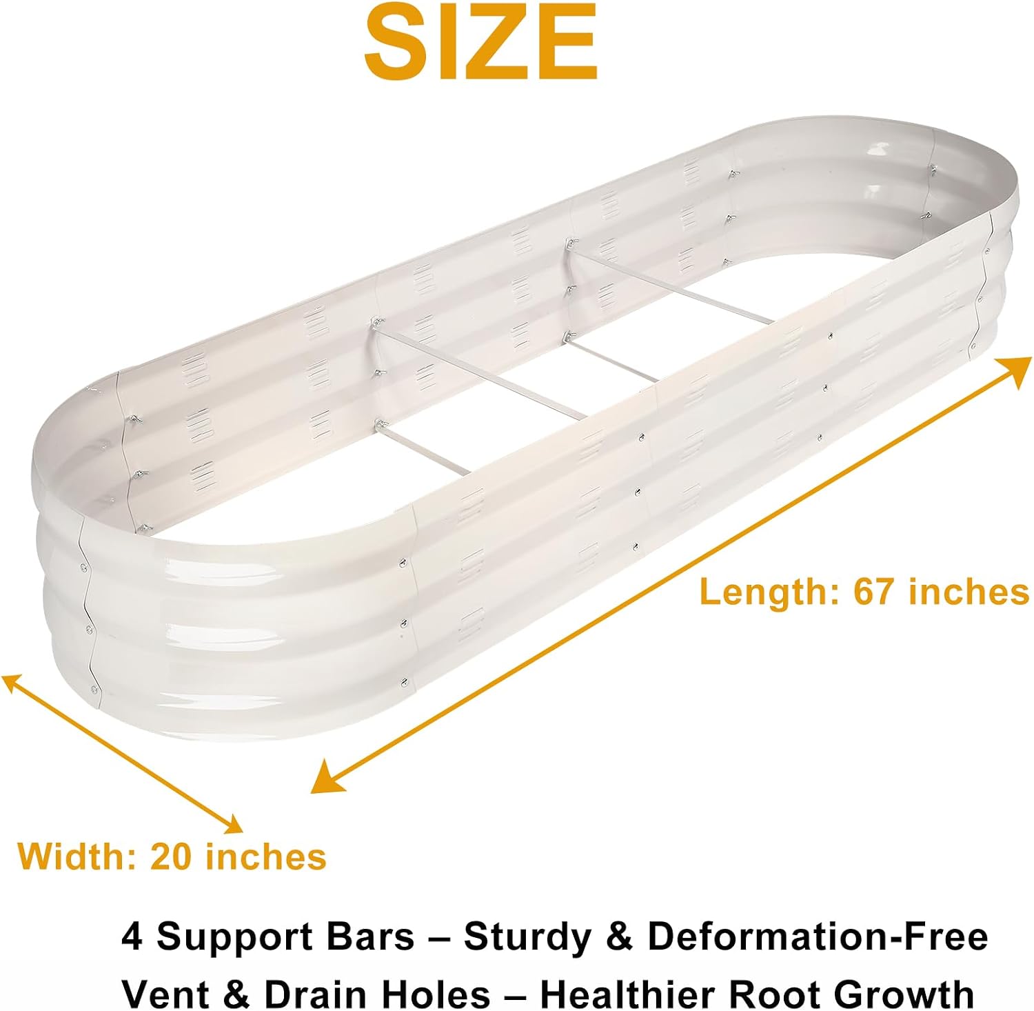 Detalle de GADI Raised Garden Bed 67-Inch
