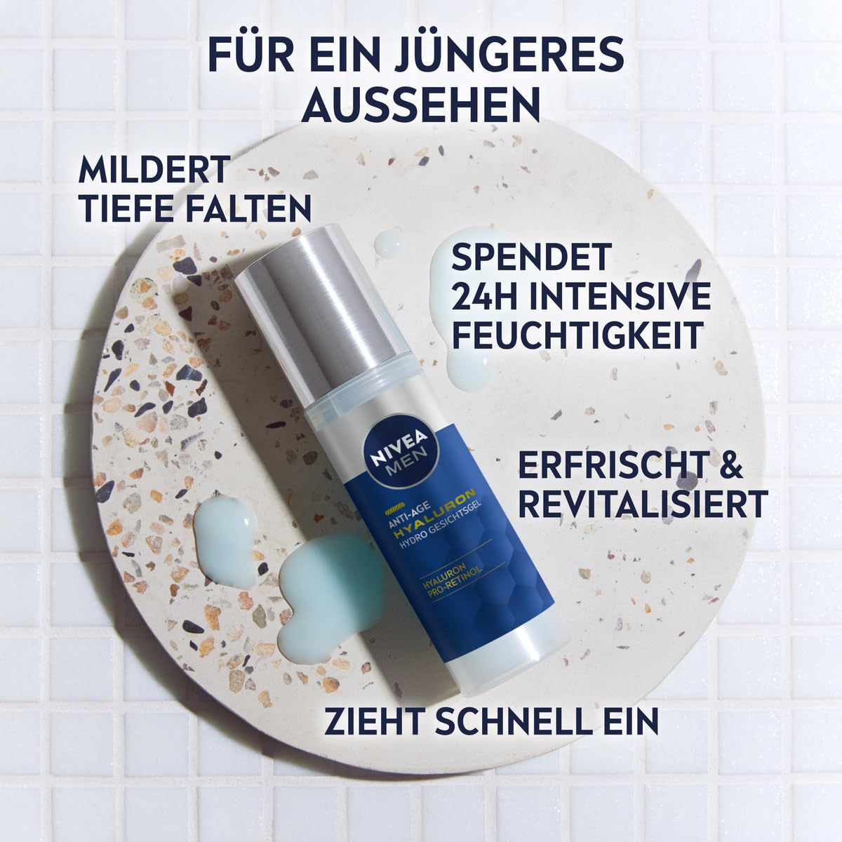 Detalle 2 de NIVEA MEN Anti-Age Hyaluron Hydro 50 ml