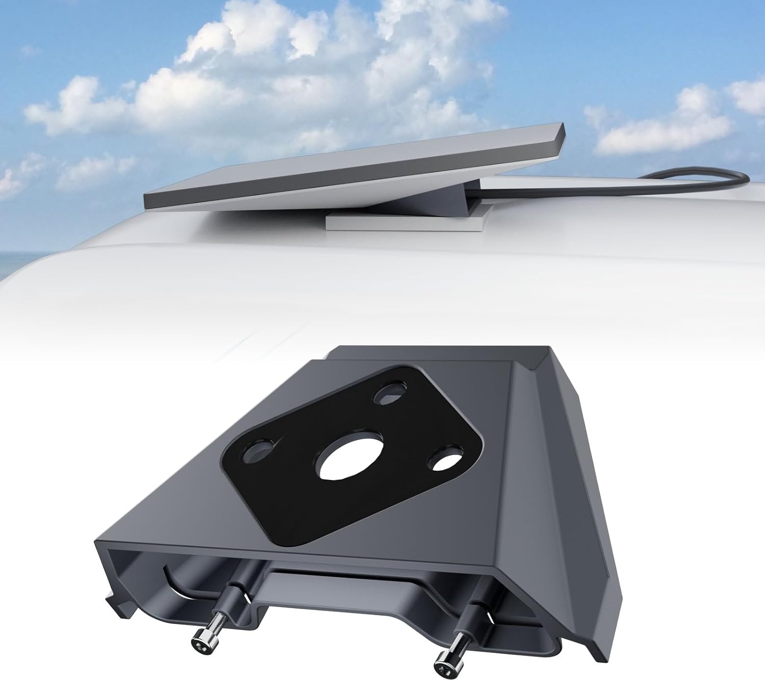 Klutchtech Starlink Mini Mount: Anti-Theft Aluminum Car Mount Kit for RV, Boat, and More