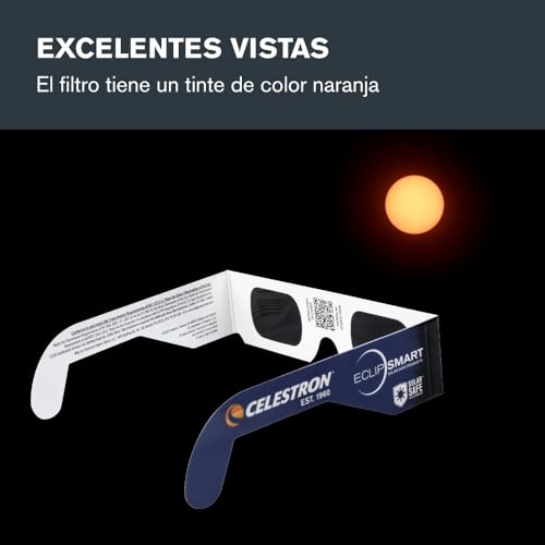 Detalle de Celestron EclipSmart Kit de observación de eclipses: seguridad, familia y guía práctica para ver el Sol