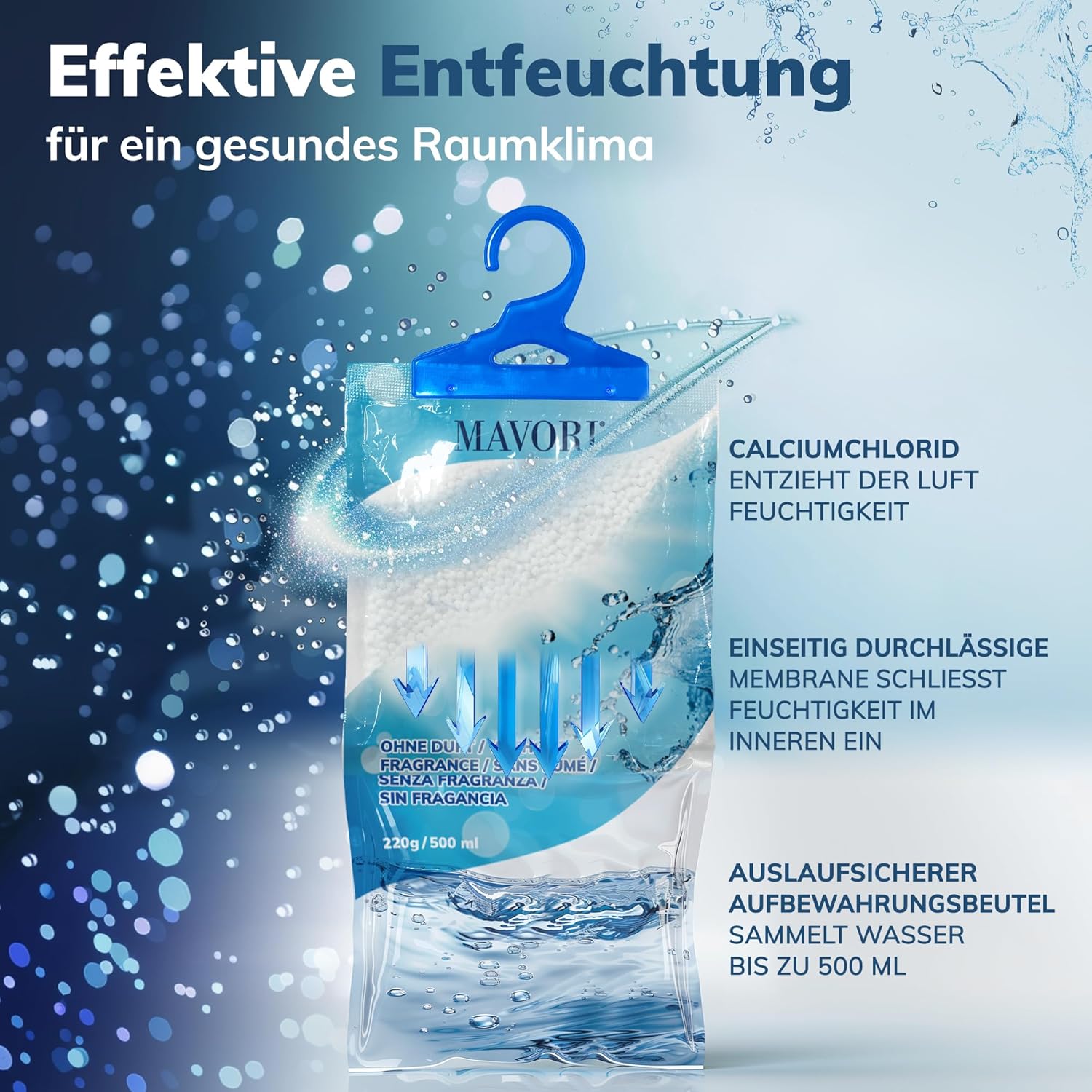 Detalle de MAVORI Luftentfeuchter 10er Set XL