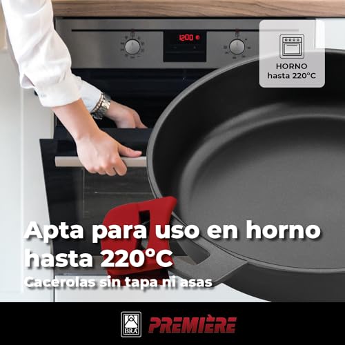 Thumbnail 2 de BRA Premiere Cacerola Alta 20cm – Aluminio Fundido y Antiadherente