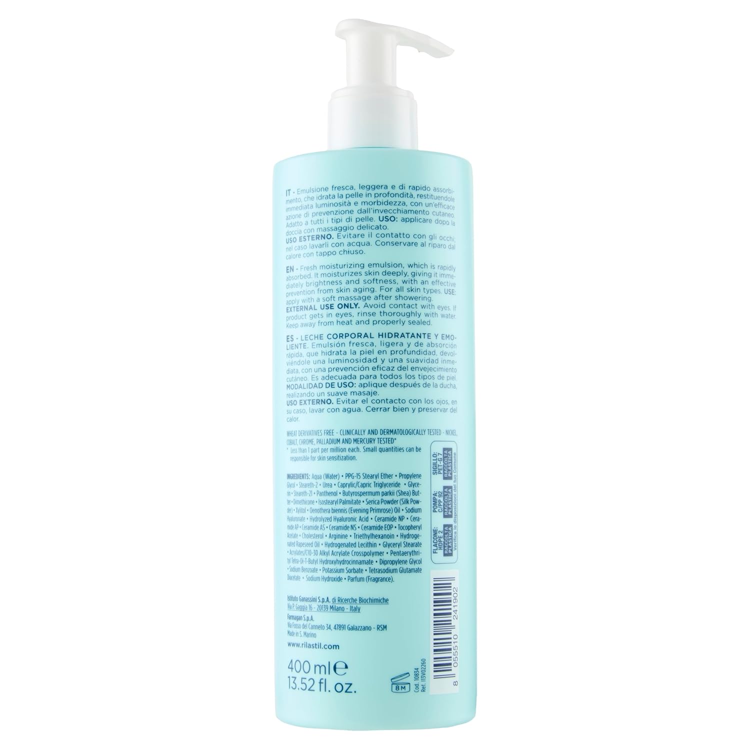 Thumbnail 1 de Rilastil Aqua Körpermilch 400 ml mit Hyaluronsäure
