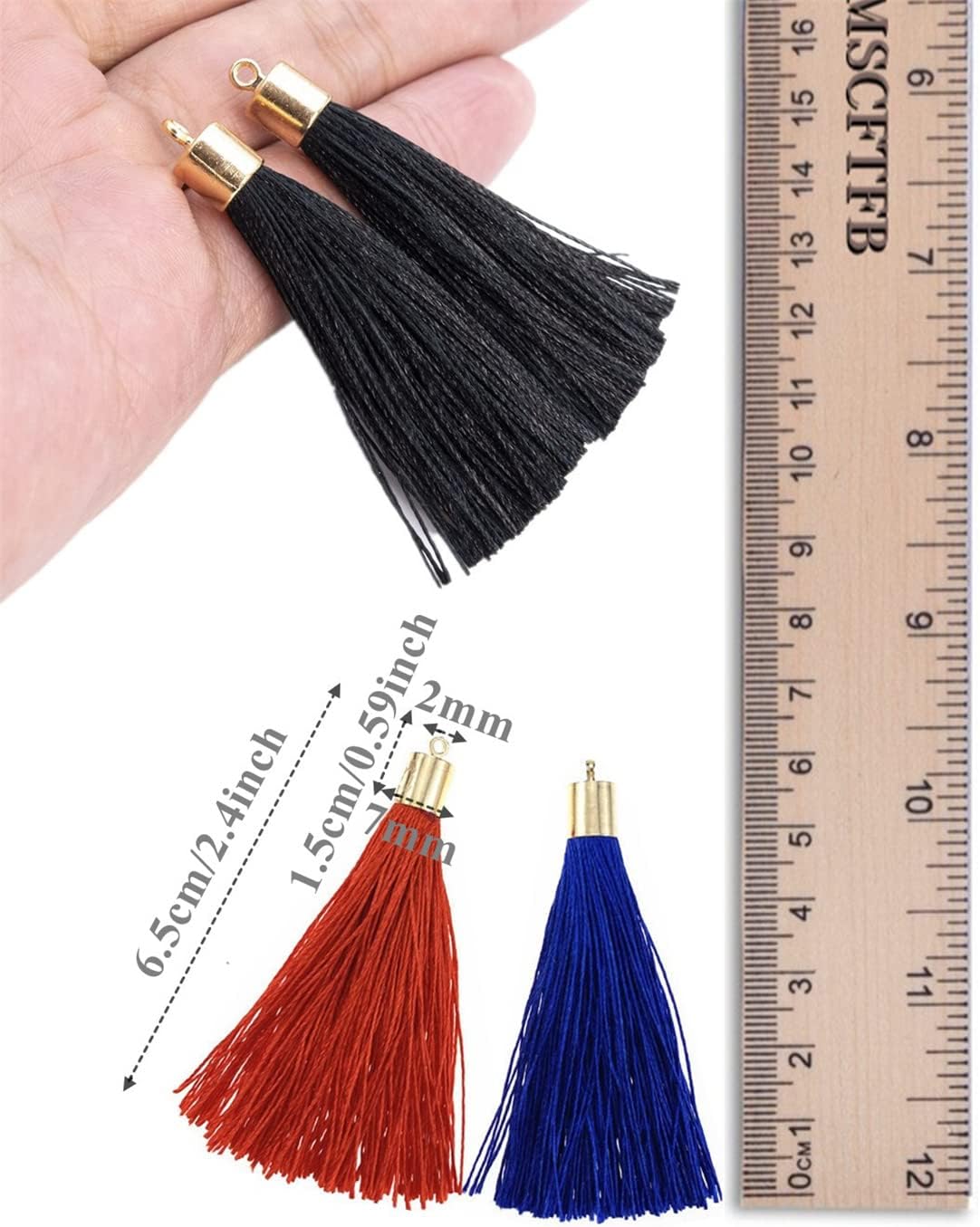Thumbnail 1 de Bookmark Tassels, Polyester