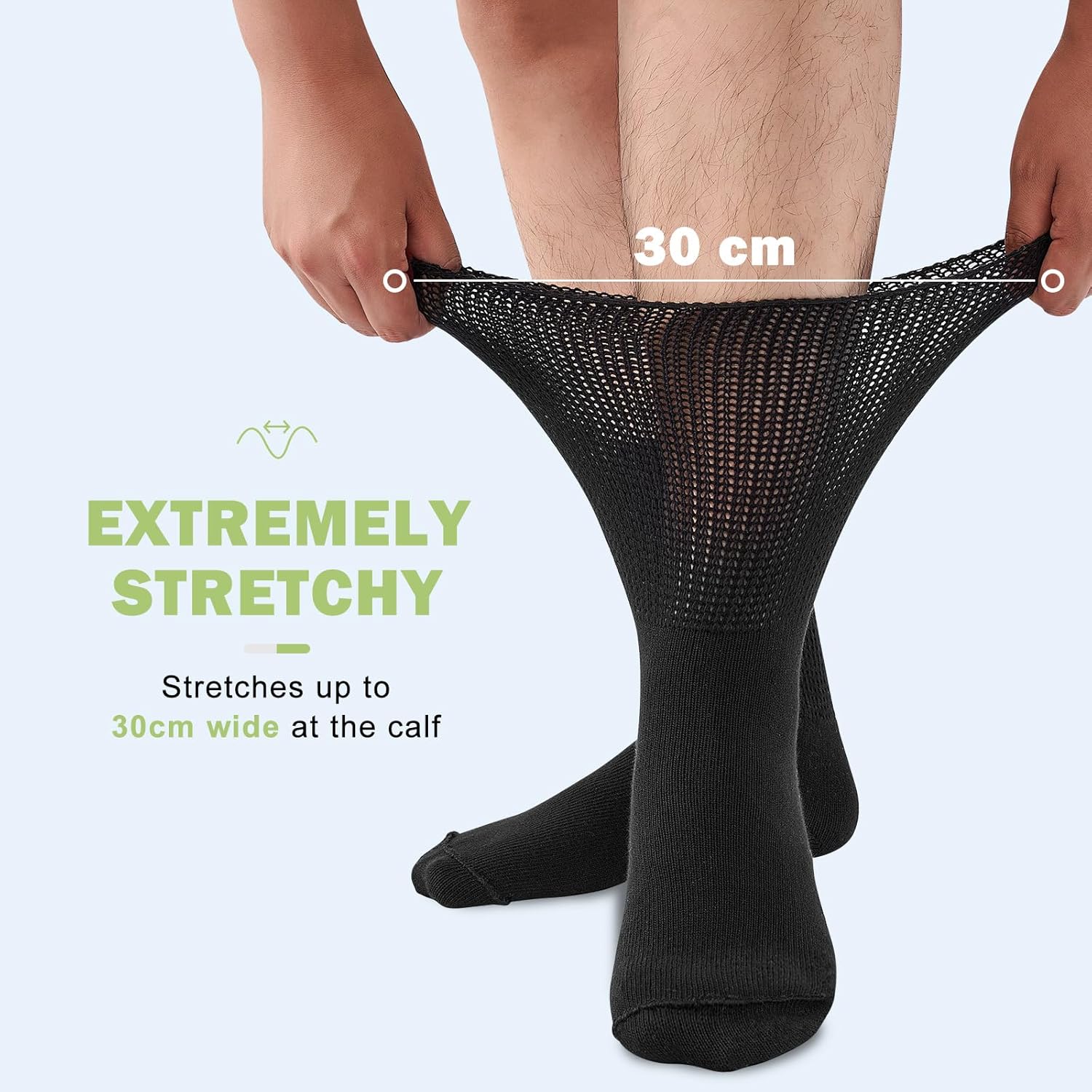 Thumbnail 1 de inaWarm Diabetic Grip Socks (3 Pairs) – Extra-wide, non-slip slipper socks for swollen feet