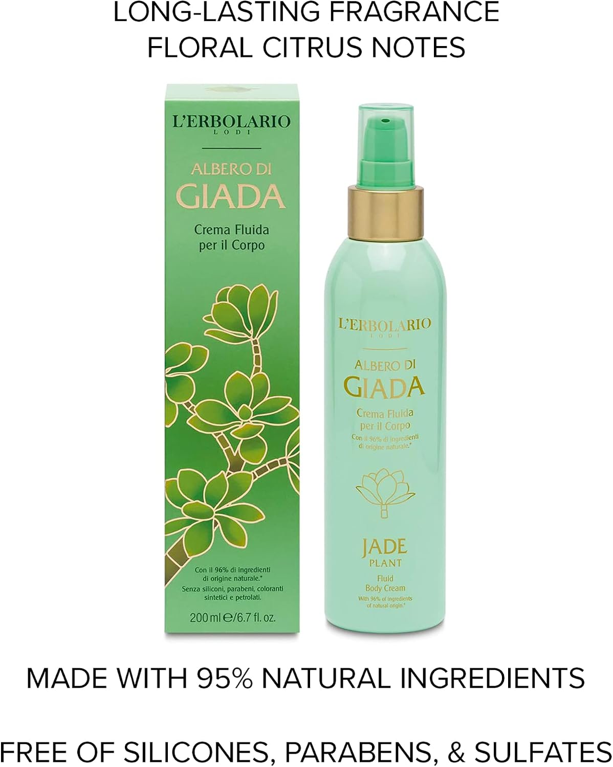 Thumbnail 1 de L'Erbolario Albero di Giada – balsam do ciała 200 ml z witaminą E