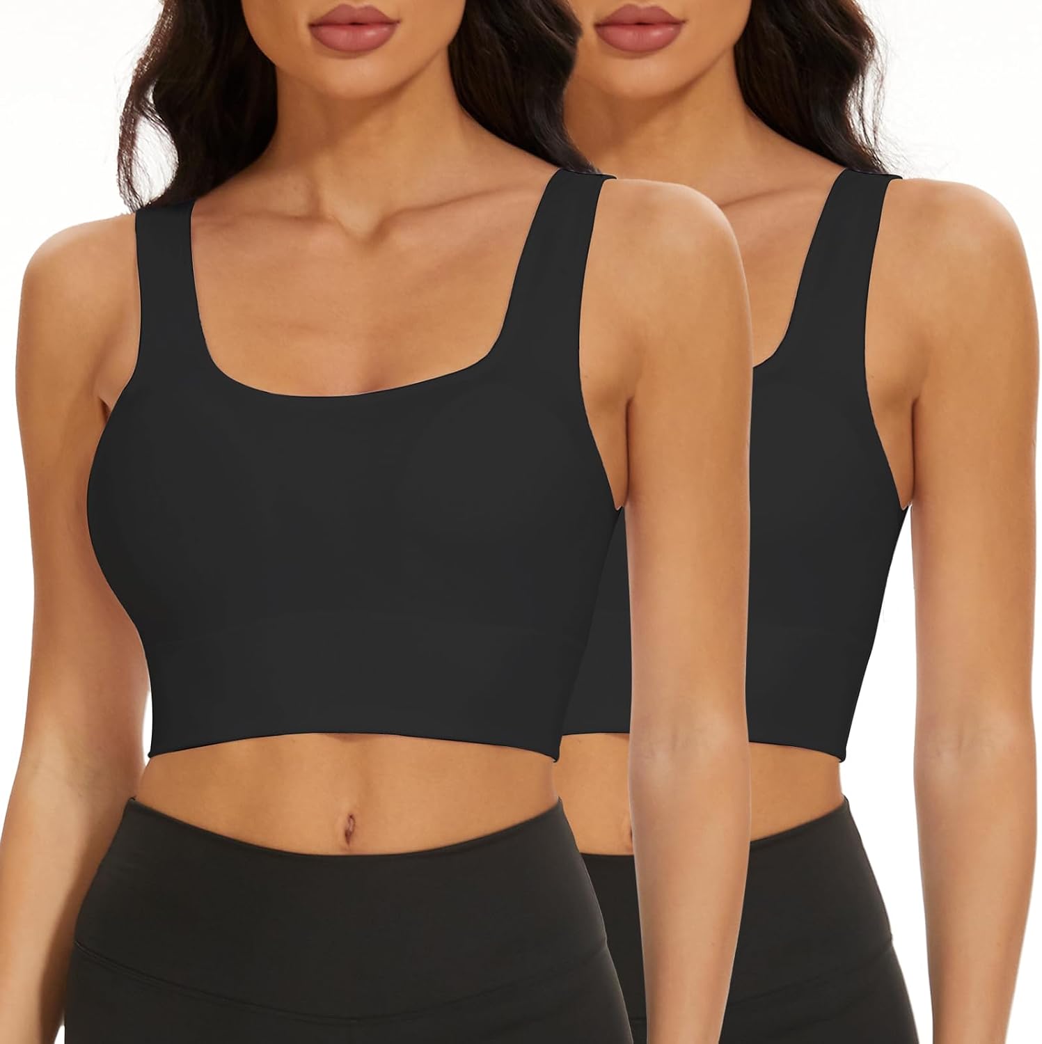 Thumbnail 6 de SIMIYA Sports Bra Women: Seamless Crop Top with Removable Pads for Everyday Comfort