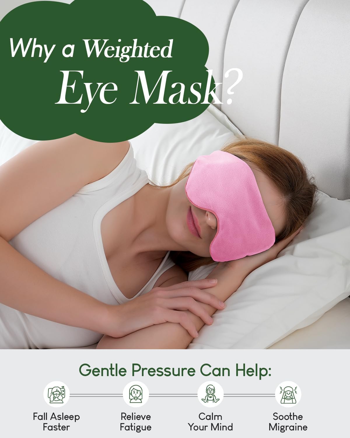 Thumbnail 2 de Weighted eye mask for sleep, 1