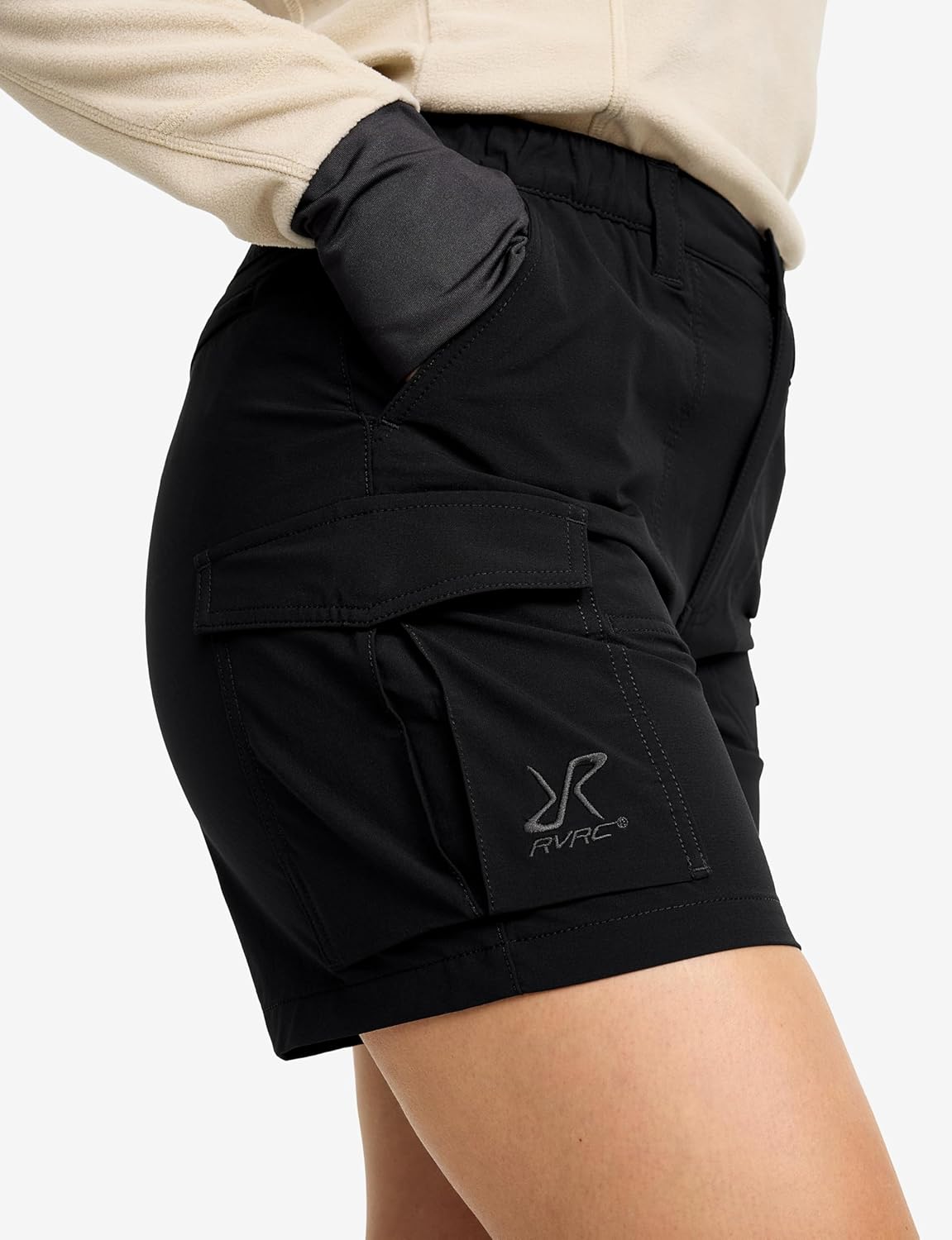 Thumbnail 1 de RevolutionRace Adventure Cargo Stretch Shorts da donna: bermuda trekking leggere con tasche