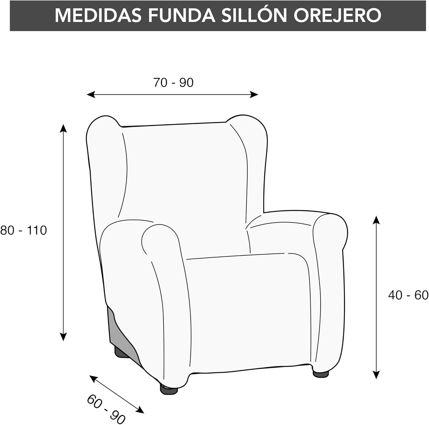 Thumbnail 2 de Martina Home Emilia Copripoltrona elastizzato – Blu Bordeaux