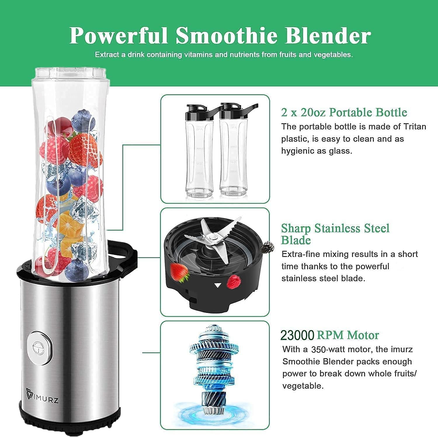 Detalle de Personal blender smoothies maker 350W