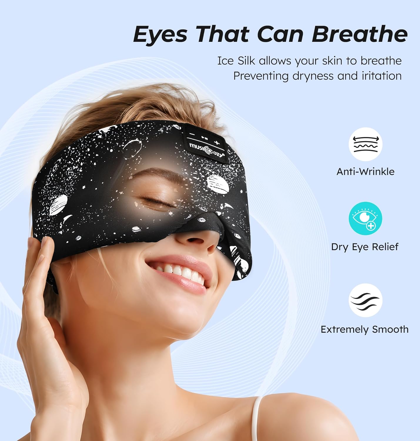 Thumbnail 3 de Musicozy Bluetooth Sleep Headphones Large for Travel