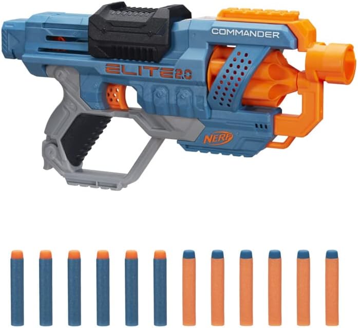 Detalle de Nerf Elite 2.0 Commander RD-6 Blaster 27 m