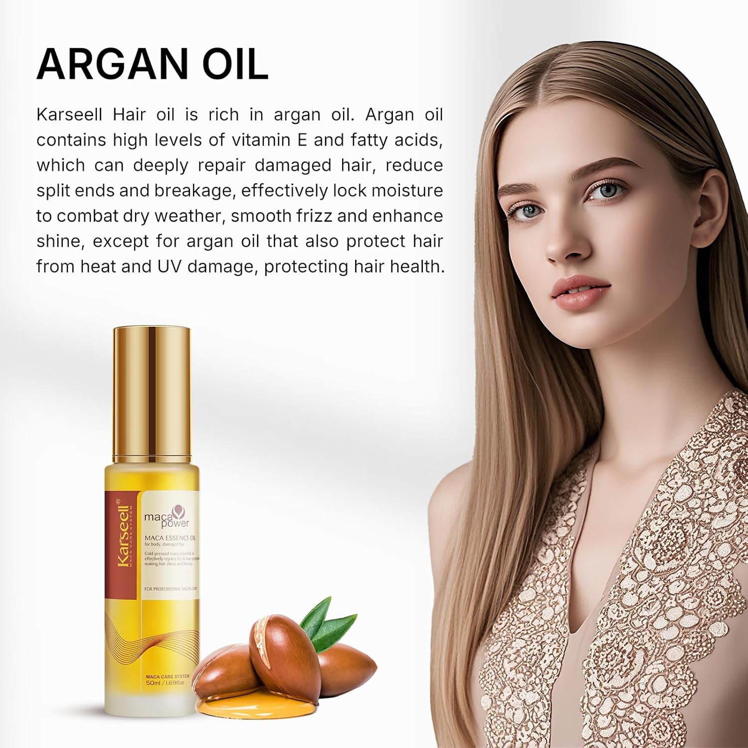 Detalle 2 de Karseell Maca Essenz Haaröl 50ml