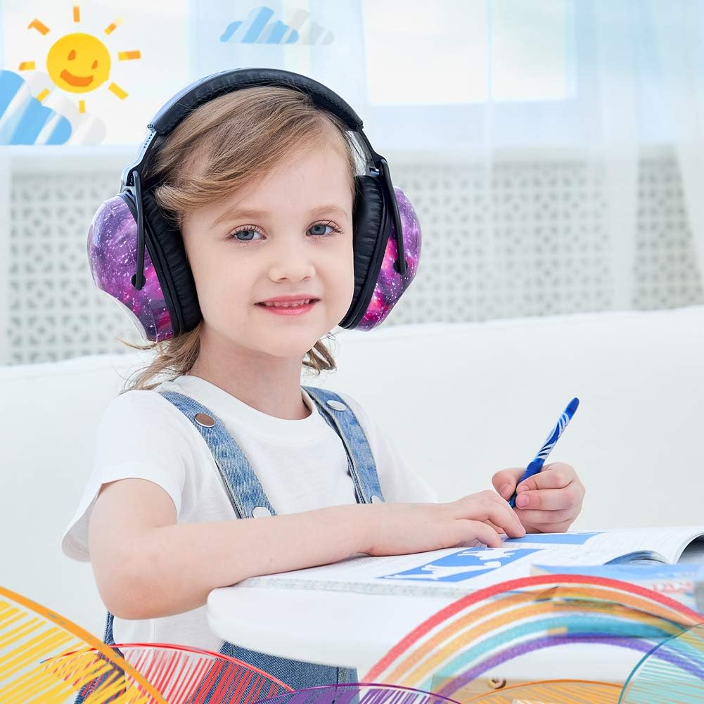 Detalle de ZOHAN 030 Kids Ear Defenders – noise reduction hearing protection for children (Galaxy)
